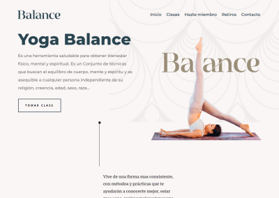Balance | Landing Page