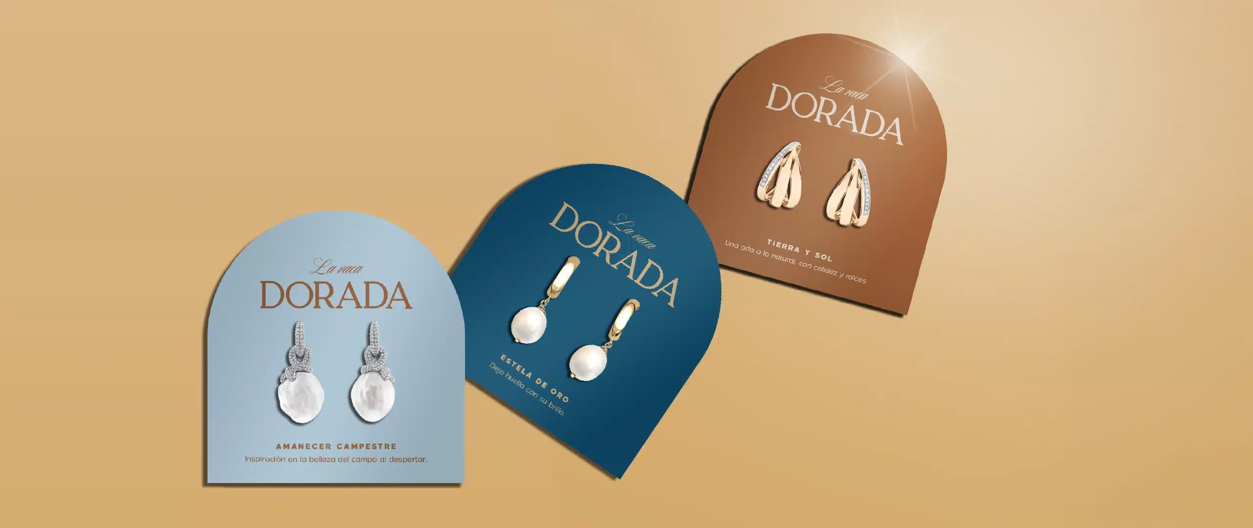 LA VACA DORADA ARETES